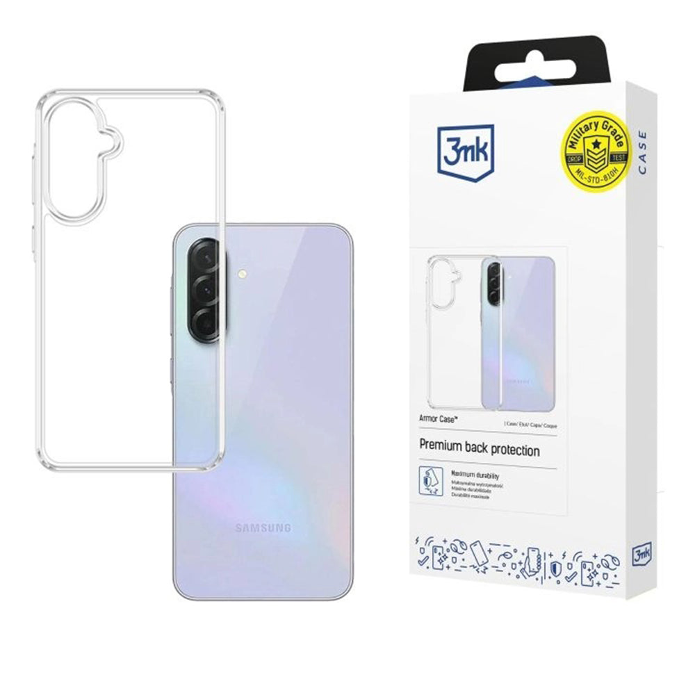 Funda para Samsung Galaxy A37 5G, 3MK, Armor, Transparente