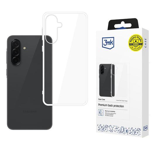 Funda para Samsung Galaxy A37 5G, 3MK, Clear, Transparente