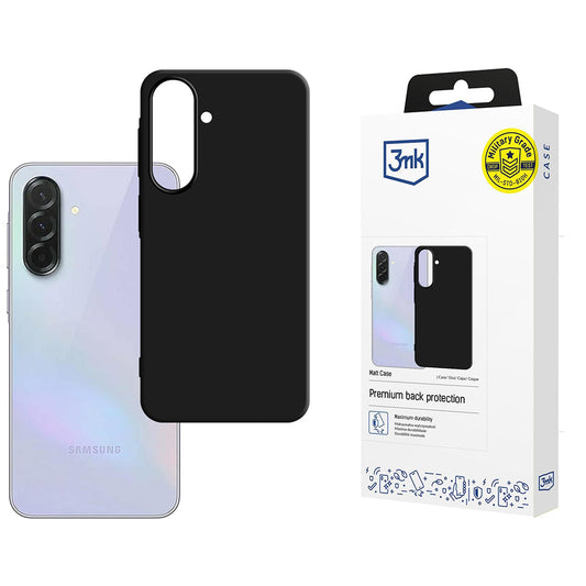 Funda para Samsung Galaxy A37 5G, 3MK, Negra Mate
