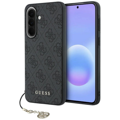 Funda para Samsung Galaxy A37 5G, Guess, 4G Classic Logo Charm, Negra