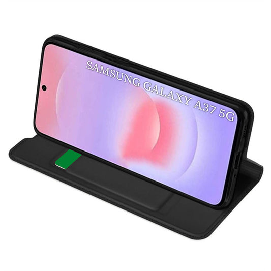 Funda para Samsung Galaxy A37 5G, Techsuit, Magskin Book, Negra