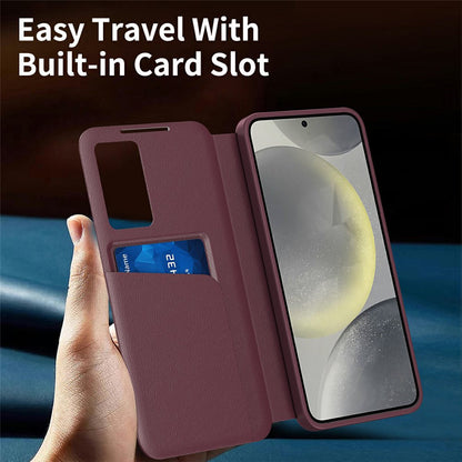 Funda para Samsung Galaxy A37 5G, Techsuit, SmartView, Roja