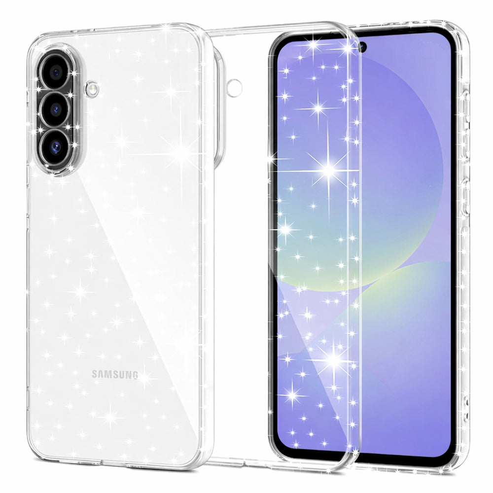 Funda para Samsung Galaxy A37 5G, Techsuit, SparkleSkin, Transparente