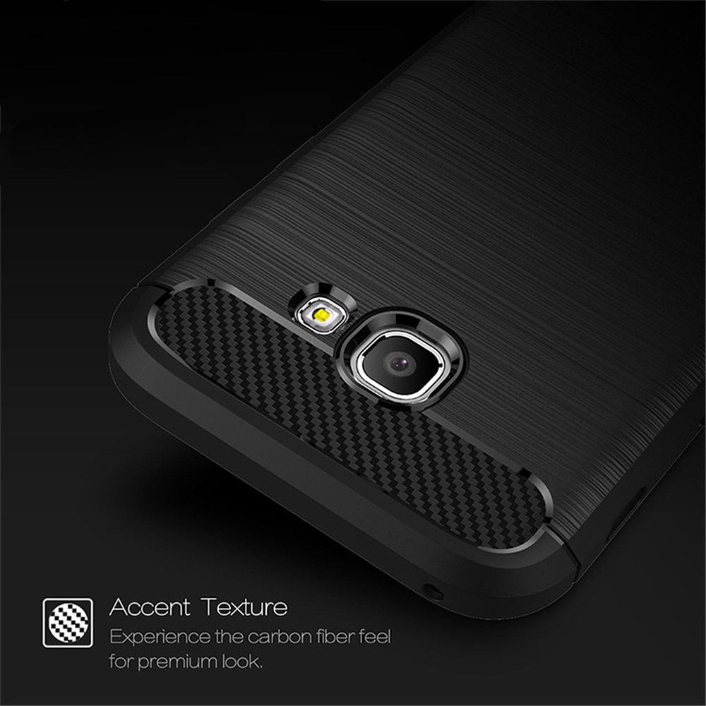 Funda para Samsung Galaxy A5 (2017) A520, Techsuit, Carbono, Negra