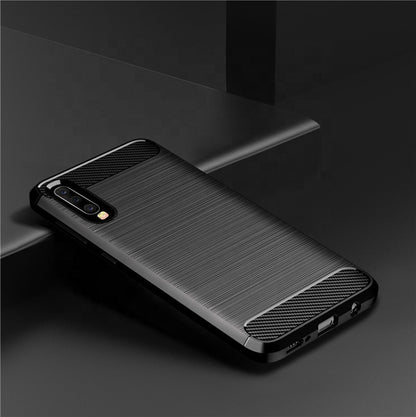 Funda para Samsung Galaxy A50s A507 / A30s A307 / A50 A505, Techsuit, Carbono, Negra