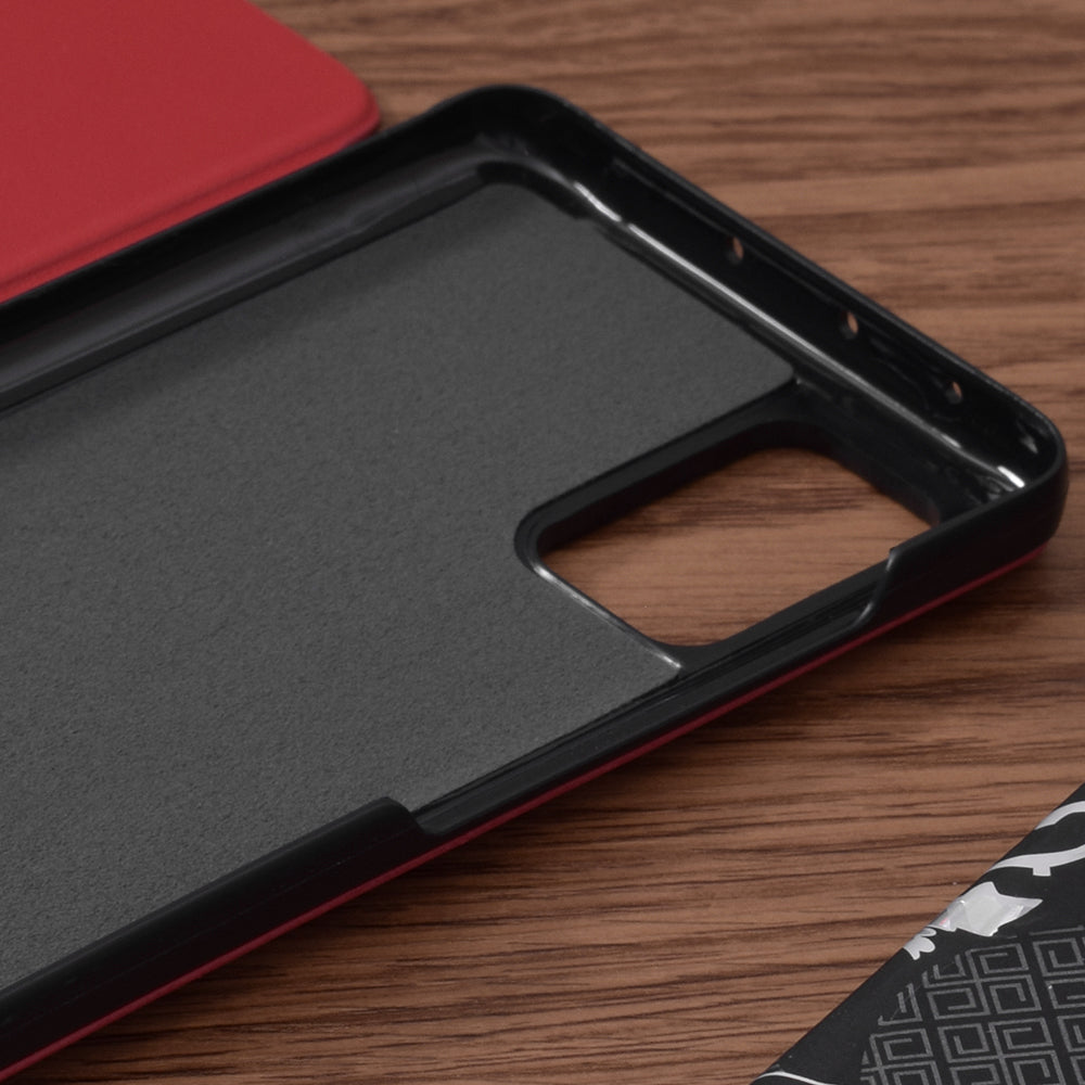 Funda para Samsung Galaxy A51 A515, Techsuit, eFold, Roja