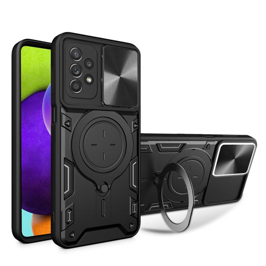 Funda para Samsung Galaxy A52s 5G A528 / A52 5G A526 / A52 A525, Techsuit, CamGuard Pro, Negra