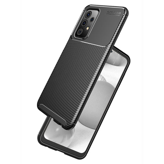 Funda para Samsung Galaxy A52s 5G A528 / A52 5G A526 / A52 A525, Techsuit, Fibra de Carbon, Negra