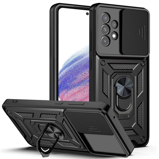 Funda para Samsung Galaxy A53 5G A536, Techsuit, CamShield, Negra