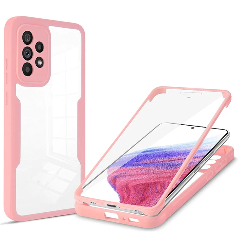 Funda para Samsung Galaxy A53 5G A536, Techsuit, ColorVerse 360, Rosa