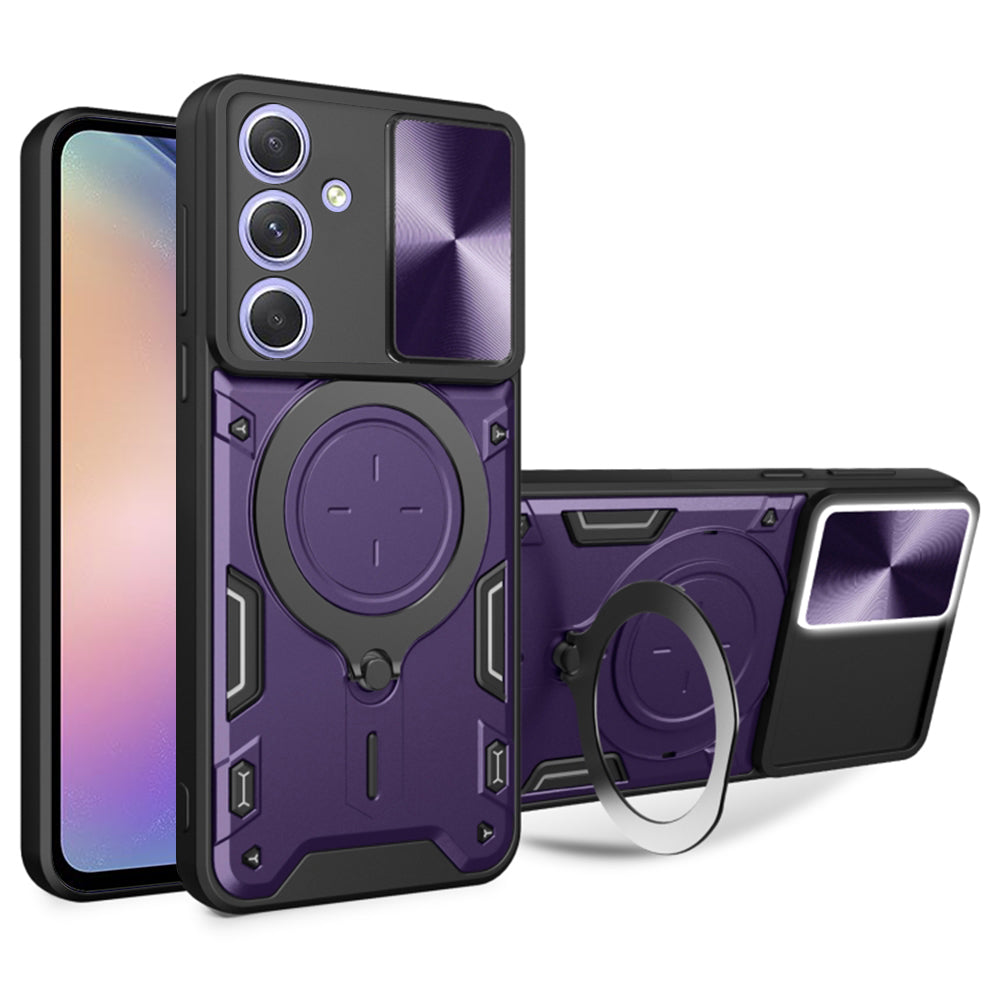 Funda para Samsung Galaxy A54 A546, Techsuit, CamGuard Pro, Morado