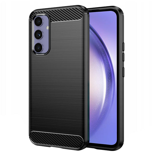 Funda para Samsung Galaxy A54 A546, Techsuit, Carbono, Negra