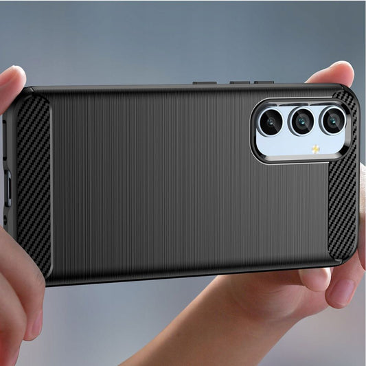 Funda para Samsung Galaxy A54 A546, Techsuit, Carbono, Negra