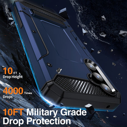 Case for Samsung Galaxy A54 A546, Techsuit, Hybrid Armor Kickstand, Blue