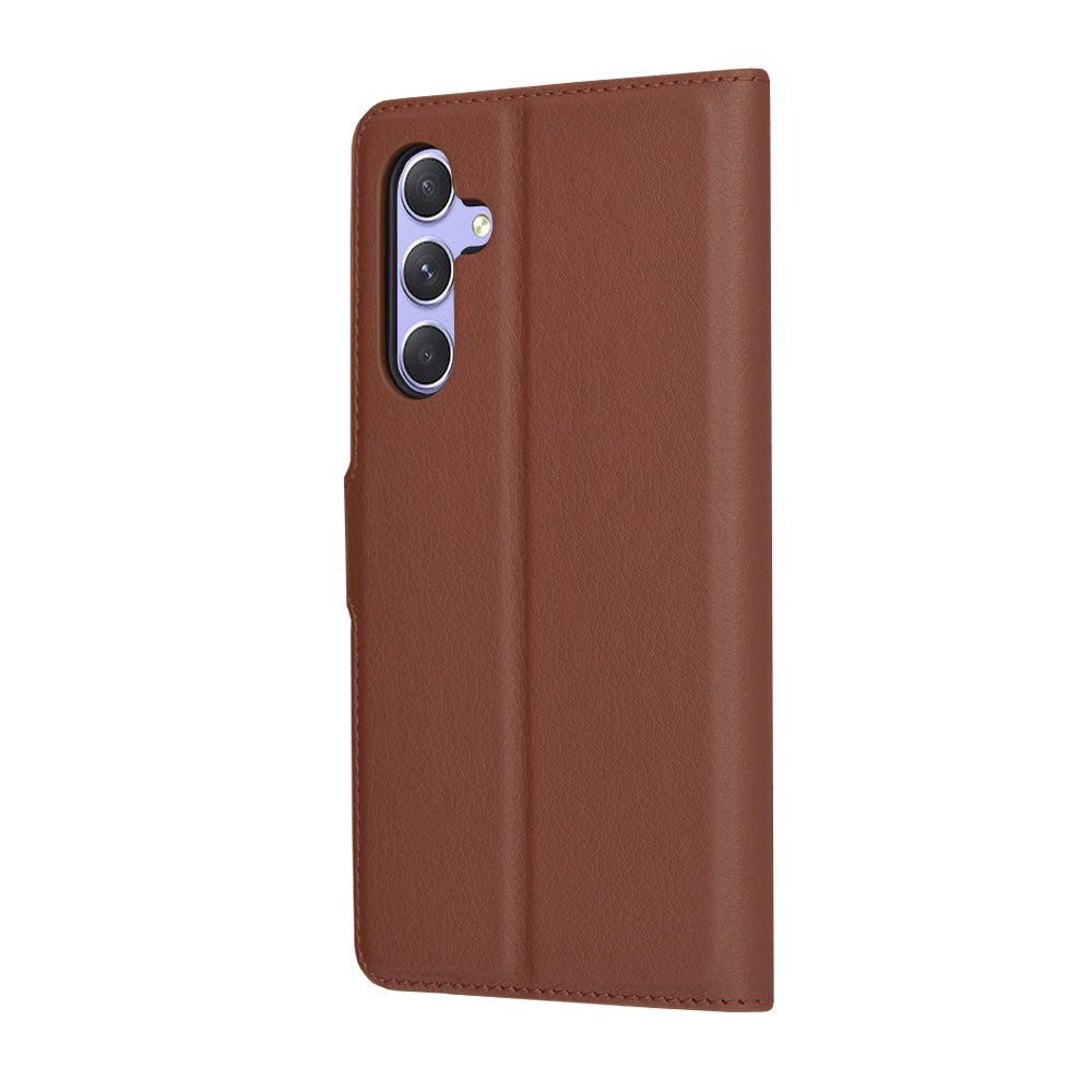 Funda para Samsung Galaxy A54 A546, Techsuit, Leather Folio, Marrón