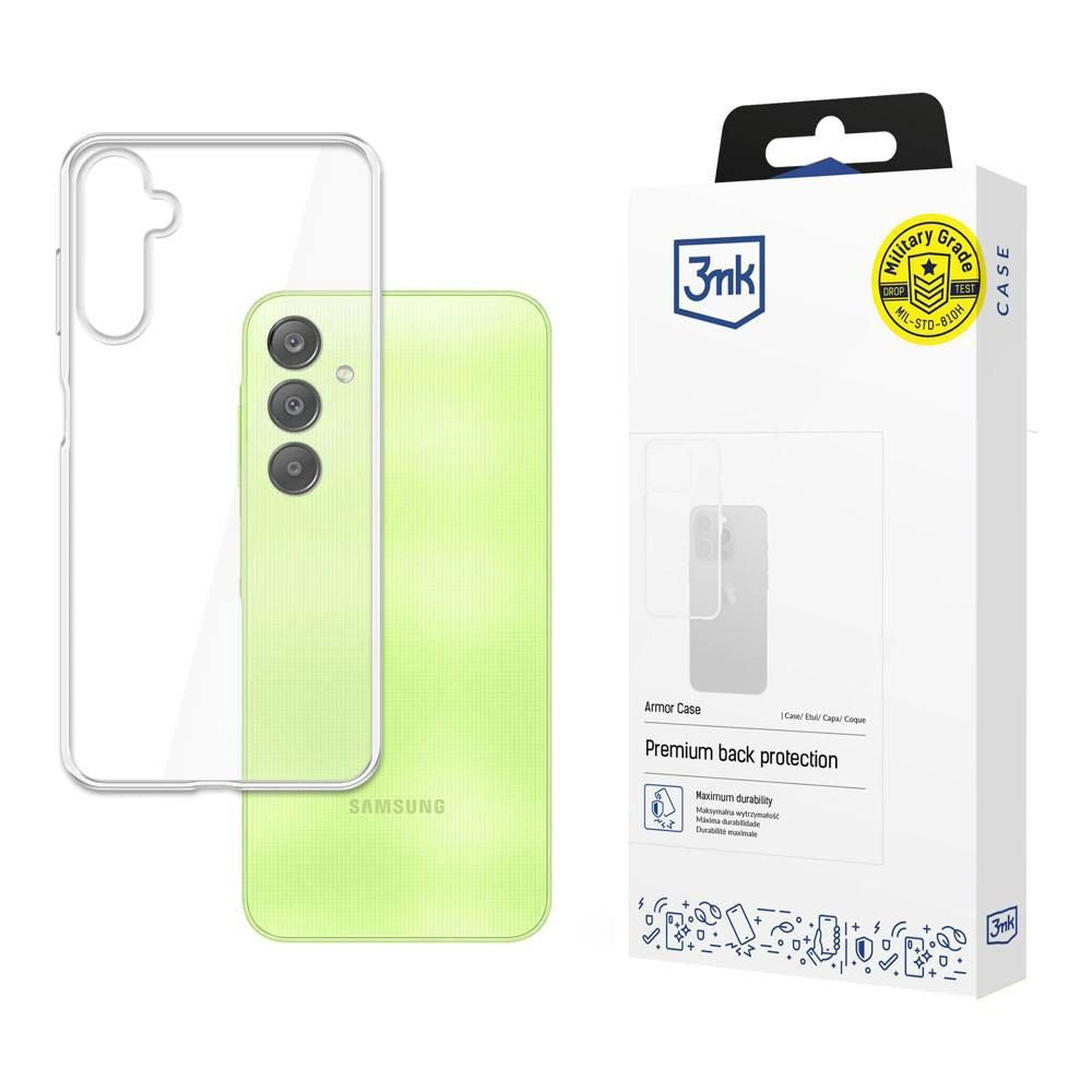Funda para Samsung Galaxy A55 5G A556, 3MK, Armor, Transparente
