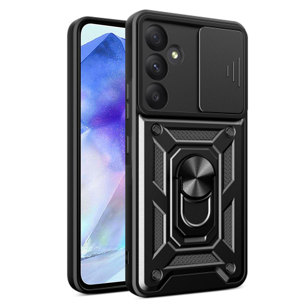 Funda para Samsung Galaxy A55 5G A556, Techsuit, CamShield, Negra