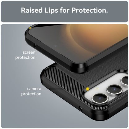 Funda para Samsung Galaxy A55 5G A556, Techsuit, Carbono, Negra