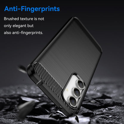 Funda para Samsung Galaxy A55 5G A556, Techsuit, Carbono, Negra