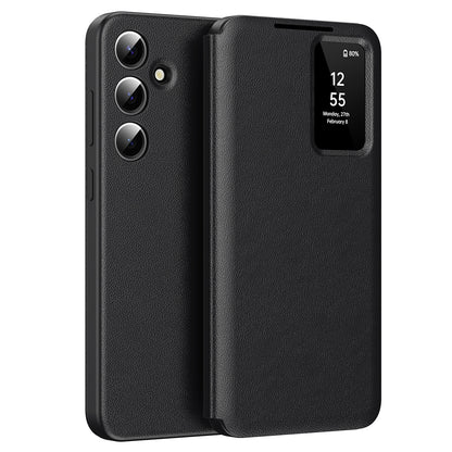 Funda para Samsung Galaxy A55 5G A556, Techsuit, SmartView, Negra