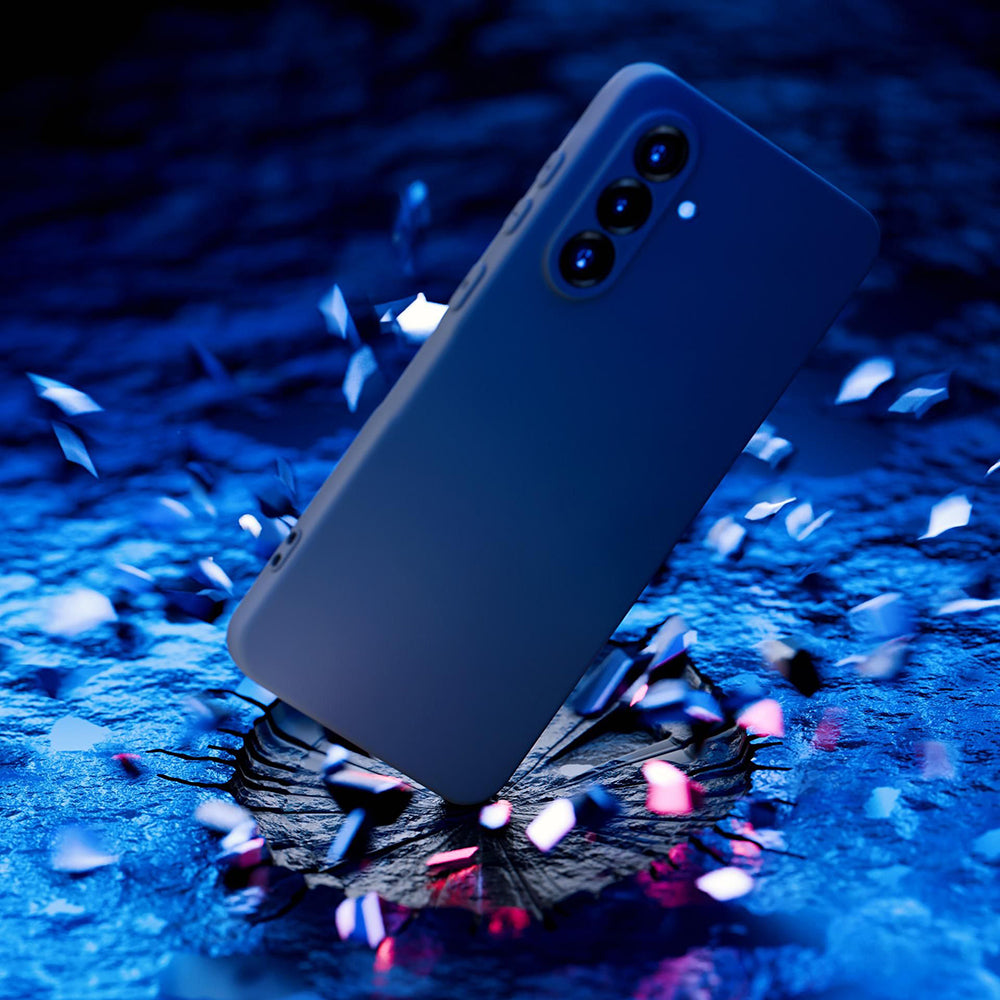 Funda para Samsung Galaxy A56 A566, 3MK, Negra Mate