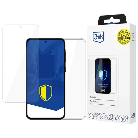 Funda para Samsung Galaxy A56 A566 / A36 A366, 3MK, ComfortDuo, Transparente