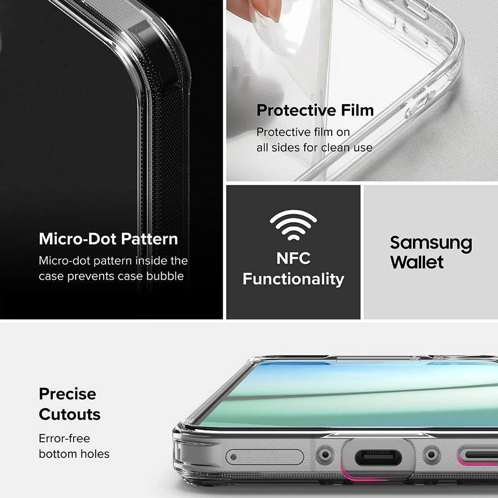 Funda para Samsung Galaxy A56 A566 / A36 A366, Ringke, Fusion, Transparente Mate