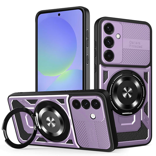 Funda para Samsung Galaxy A56 A566 / A36 A366, Techsuit, RuggedCam, Morado