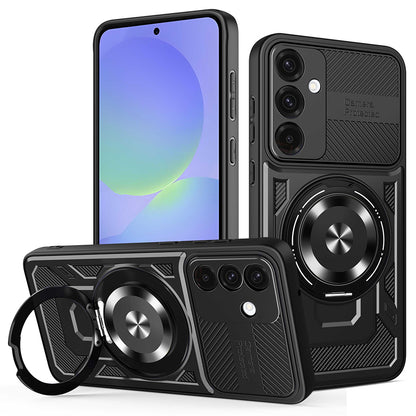 Funda para Samsung Galaxy A56 A566 / A36 A366, Techsuit, RuggedCam, Negra