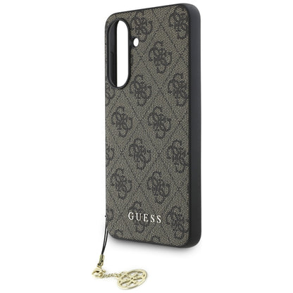 Funda para Samsung Galaxy A56 A566, Guess, 4G Charm, Marrón