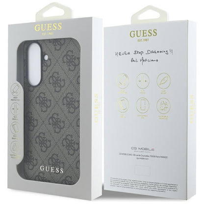 Funda para Samsung Galaxy A56 A566, Guess, 4G Classic, Marrón