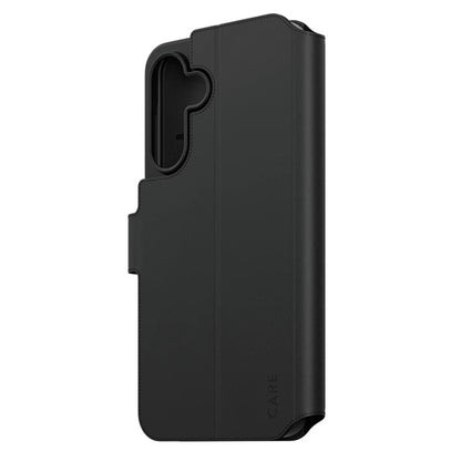 Funda para Samsung Galaxy A56 A566, PanzerGlass, con característica de soporte tipo cartera, Negra