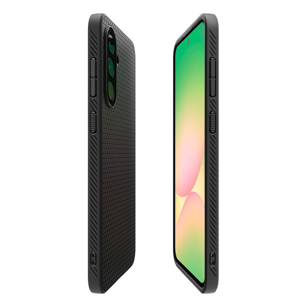 Funda para Samsung Galaxy A56 A566, Spigen, Liquid Air, Negra Mate ACS09291