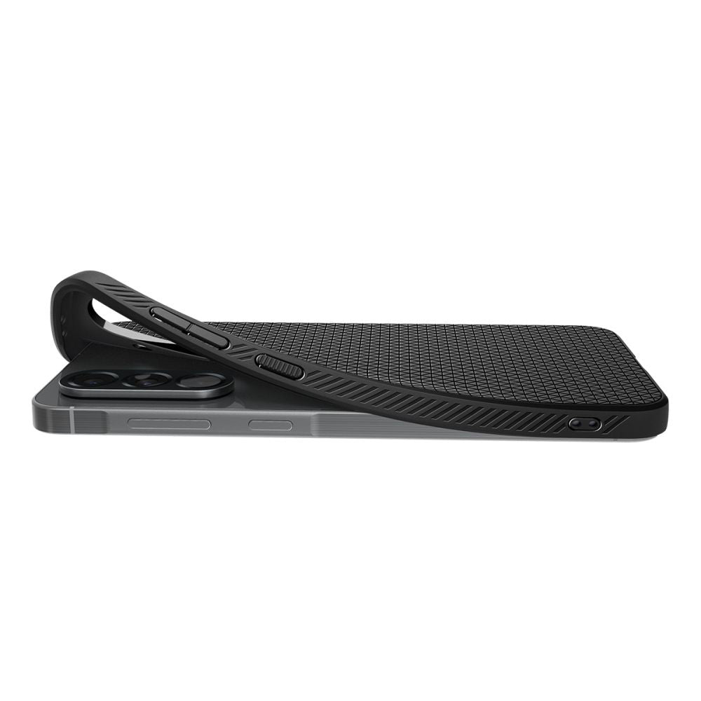 Funda para Samsung Galaxy A56 A566, Spigen, Liquid Air, Negra Mate ACS09291