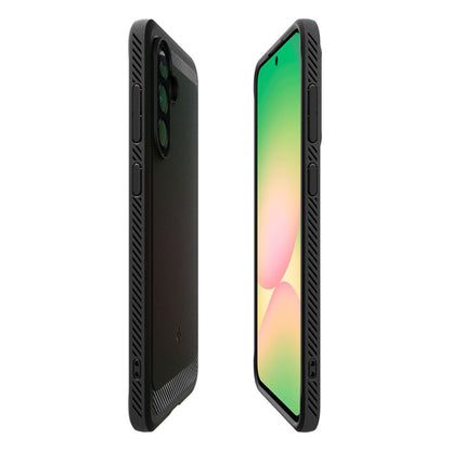 Funda para Samsung Galaxy A56 A566, Spigen, Rugged Armor, Negra ACS09225