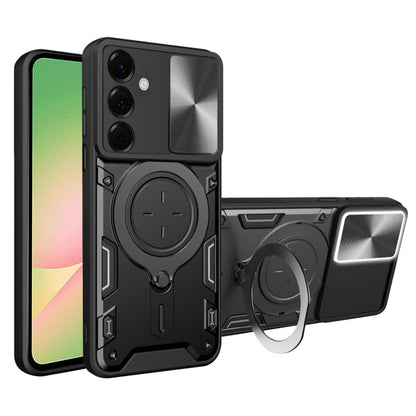 Funda para Samsung Galaxy A56 A566, Techsuit, CamGuard Pro, Negra