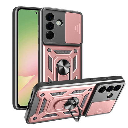Funda para Samsung Galaxy A56 A566, Techsuit, CamShield, Rosa
