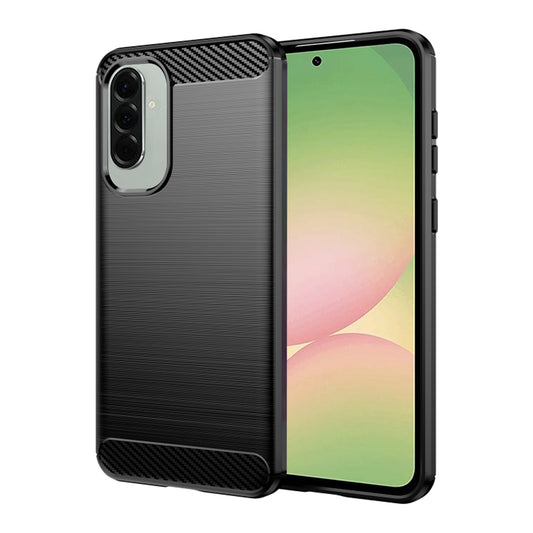 Funda para Samsung Galaxy A56 A566, Techsuit, Carbono, Negra