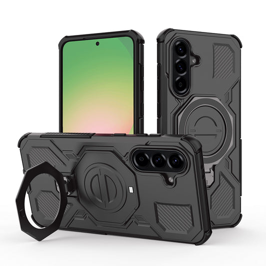 Funda para Samsung Galaxy A56 A566, Techsuit, Carbon Shield Pro, Negra