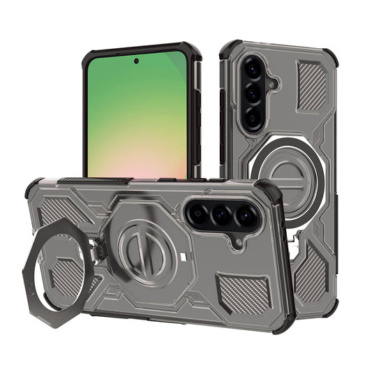 Funda para Samsung Galaxy A56 A566, Techsuit, Carbon Shield Pro, Negra Claro