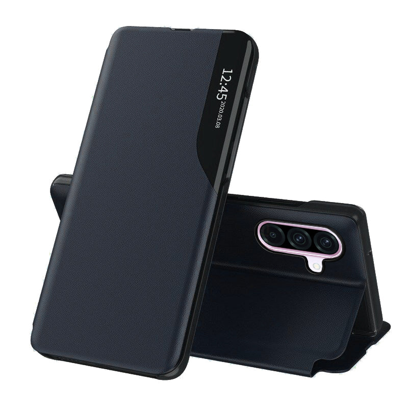 Funda para Samsung Galaxy A56 A566, Techsuit, eFold, Azul Oscuro
