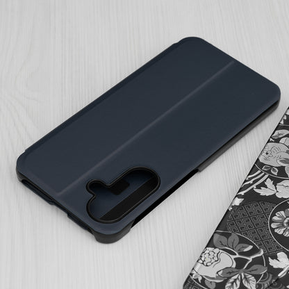 Funda para Samsung Galaxy A56 A566, Techsuit, eFold, Azul Oscuro