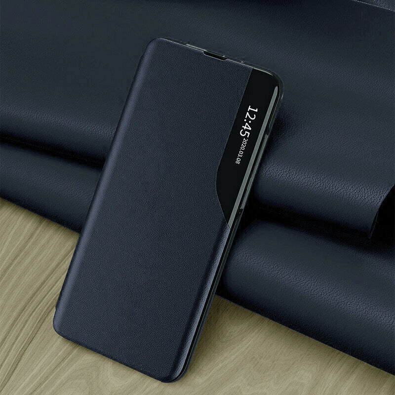 Funda para Samsung Galaxy A56 A566, Techsuit, eFold, Azul Oscuro