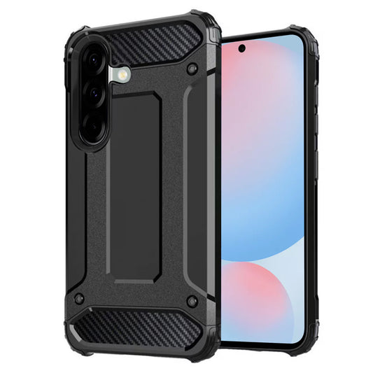 Funda para Samsung Galaxy A56 A566, Techsuit, Hybrid Armor, Negra