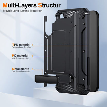 Case for Samsung Galaxy A56 A566, Techsuit, Hybrid Armor, Black