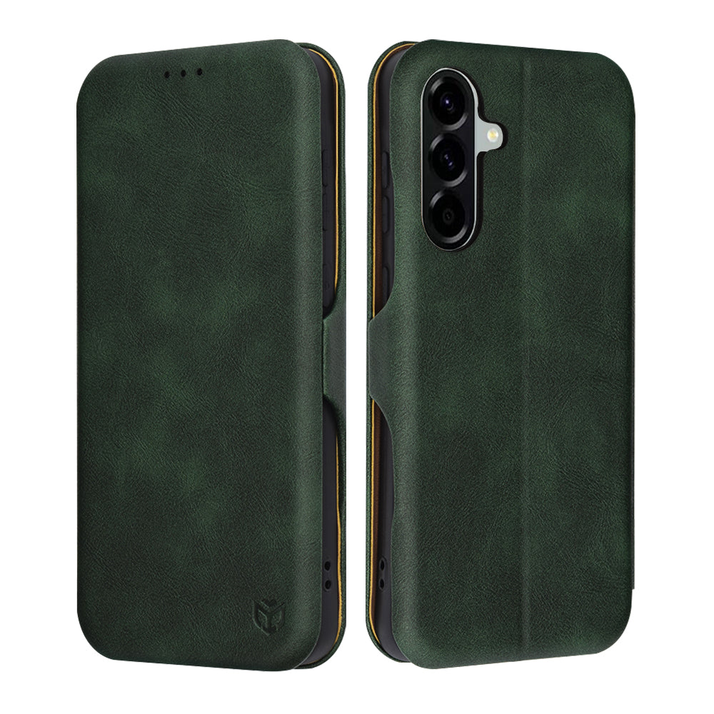 Funda para Samsung Galaxy A56 A566, Techsuit, Safe Wallet Plus, Verde