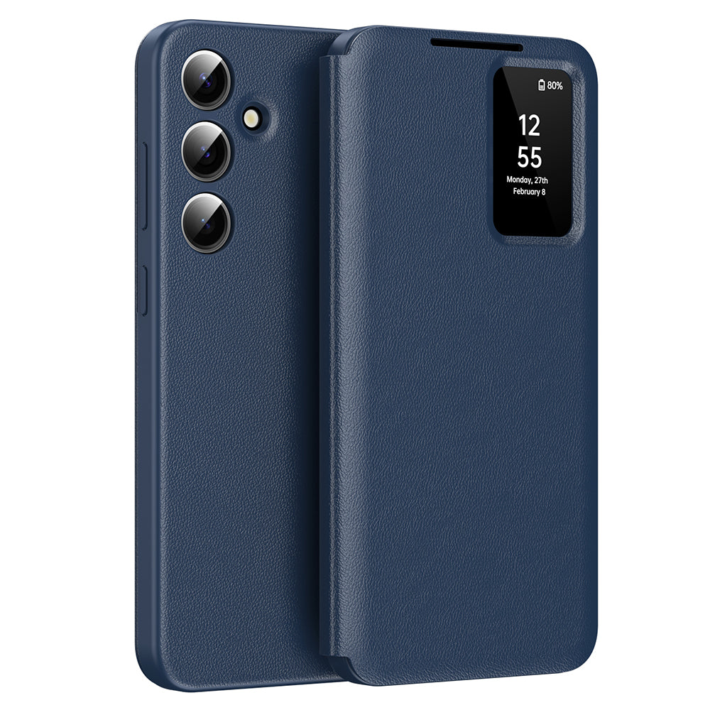Funda para Samsung Galaxy A56 A566, Techsuit, SmartView, Azul