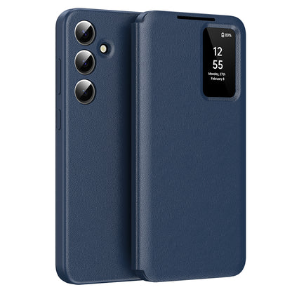 Funda para Samsung Galaxy A56 A566, Techsuit, SmartView, Azul