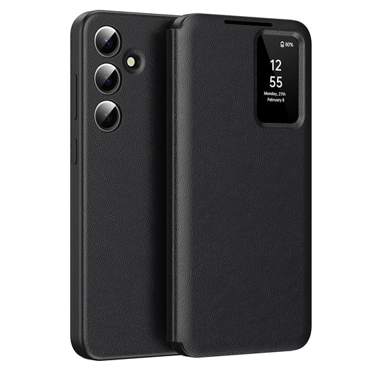 Funda para Samsung Galaxy A56 A566, Techsuit, SmartView, Negra