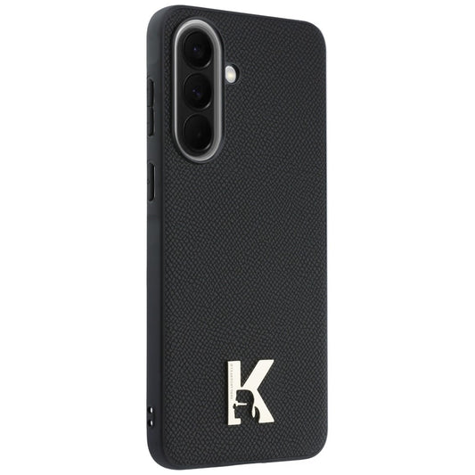 Funda para Samsung Galaxy A57 5G, Karl Lagerfeld, Logo Karl Head, Negra